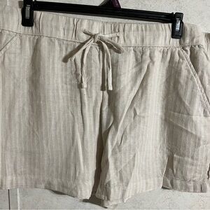 XXL Linen Pull-On Shorts